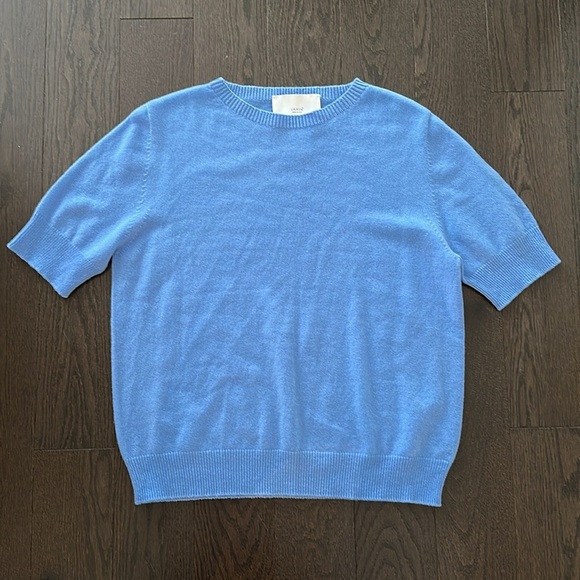 Vanise blue cashmere sweater set - Picture 4 of 4